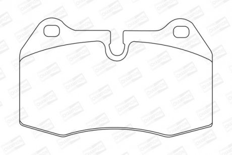 Гальмівні колодки передні BMW 5-Series, 7-Series, 8-Series / Nissan Skyline / Maseratti / Ferarri CHAMPION 571852CH