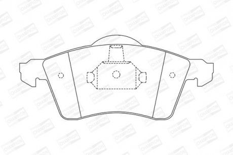 Гальмівні колодки передні VW Transporter IV CHAMPION 571934CH