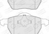 Тормозные колодки передние Audi A4, A6 Skoda Superb VW Passat CHAMPION 573037CH (фото 6)