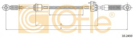 Трос зчеплення COFLE 10.2450 (фото 1)