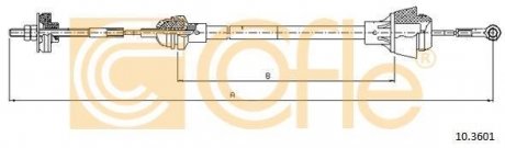 Трос сцепления COFLE 10.3601