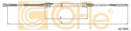 Трос ручного гальма COFLE 10.7493