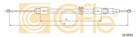 Трос ручника COFLE 10.9593