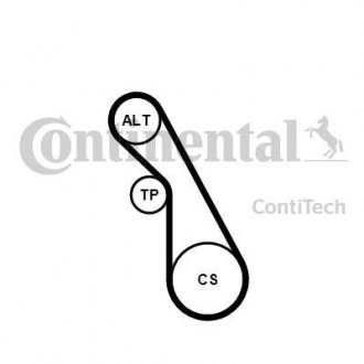 Ременный комплект Contitech 5PK940 K1