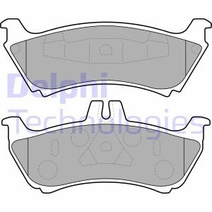 Гальмівні колодки дискові MERCEDES ML(W163) "R "98-05 Delphi LP1692