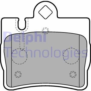 Тормозные колодки Delphi LP1697