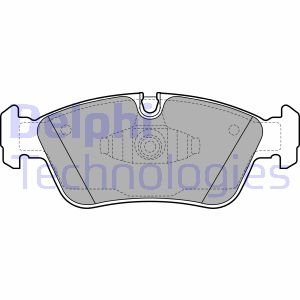 Тормозные колодки дисковые BMW 1(E81)/3(E90) "F "05-15 Delphi LP1925