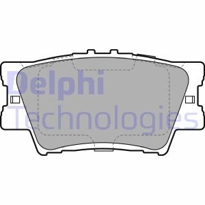 Гальмівні колодки дискові TOYOTA/LEXUS Rav4/Camry(V40/V50)/ES "R "06>> Delphi LP2004