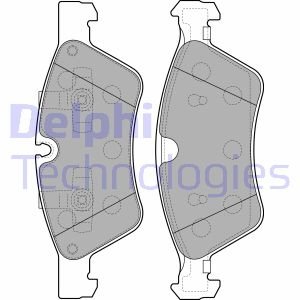 Тормозные колодки дисковые MERCEDES GL(X164)/ML(W164)/R(W251) "F "05>> Delphi LP2125