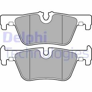 Гальмівні колодки дискові BMW 1(F20)/3(F30) "R "11>> Delphi LP2286