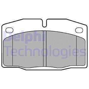 Гальмівні колодки дискові OPEL Ascona, Corsa, Kadett, Manta, Omega, Rekord, Vectra / VAUXHALL Astra, Delphi LP415