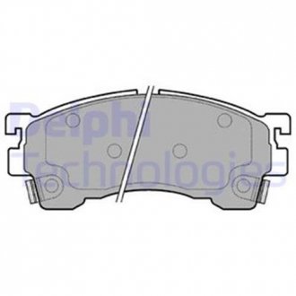 Тормозные колодки дисковые MAZDA Xedos-6/MX-6/626/323/Premacy "F "91-03 Delphi LP801