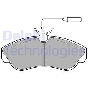 Тормозные колодки Delphi LP878