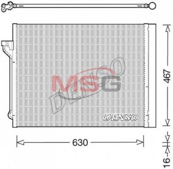 Радиатор кондиционера (Конденсатор) DENSO DCN05029