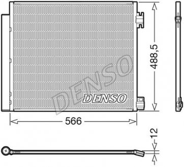 Конденсатор кондиціонера NISSAN/RENAULT Qashqai/X-Trail/Kadjar/Koleos "13>> DENSO DCN46026