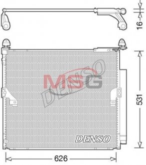 Конденсер кондиционера DENSO DCN50038 (фото 1)