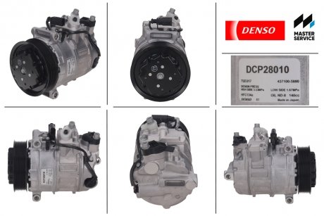 Компресор кондиціонера PORSCHE CAYENNE (9PA) 02-10,CAYENNE 02-10 DENSO DCP28010