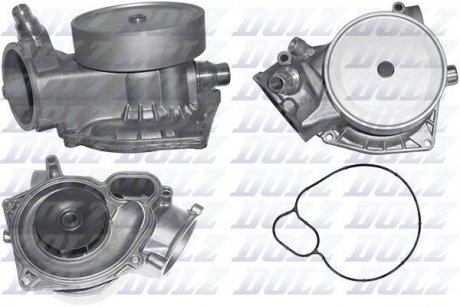 Водяний насос BMW 550i/650i/750i/X5/X6 "4,4 "08-14 DOLZ B242 (фото 1)