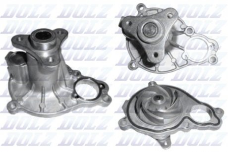 Водяний насос BMW 1/3/5/7/X3 \'\'B37/B48 \'\'15>> DOLZ B255