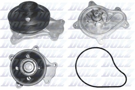 Насос водяной TOYOTA,LEXUS Rav4/GS/IS/NX/RC "2,5" 13>> DOLZ T265