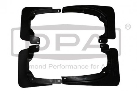 Комплект брызговиков (4шт) Skoda Rapid (12-) DPA 88261157902