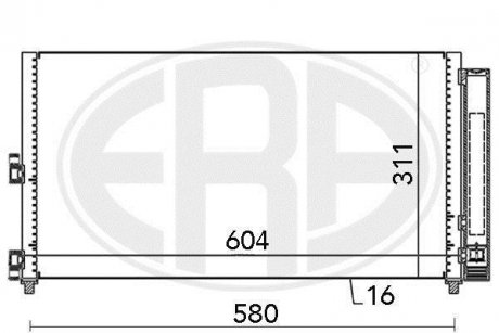 Радиатор ERA 667000