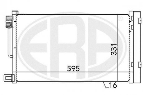 Радіатор ERA 667010