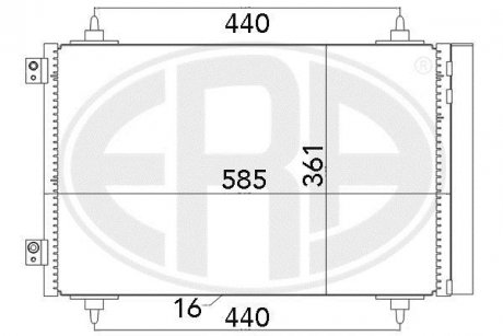 Радиатор ERA 667016