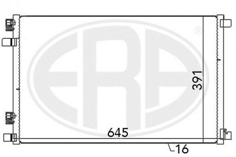 Радиатор ERA 667021