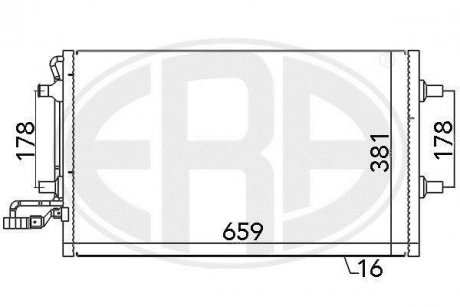 Радиатор ERA 667027