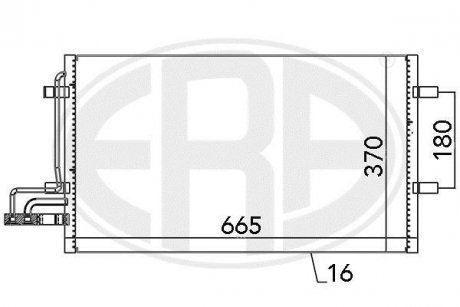 Радіатор ERA 667029