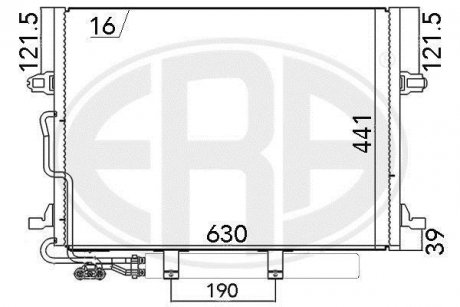 Радіатор ERA 667033