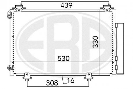 Радиатор ERA 667041