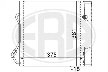 Радіатор ERA 667042
