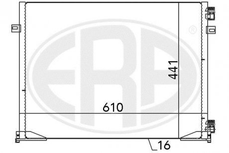 Радиатор ERA 667046