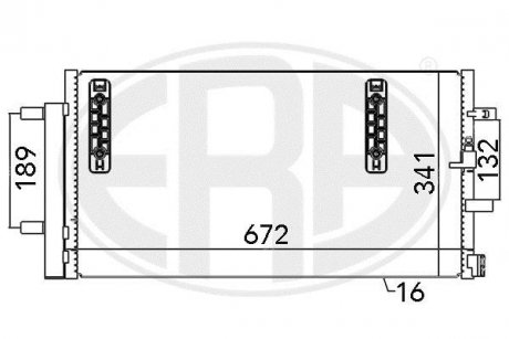 Радіатор ERA 667048