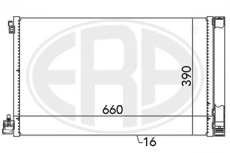 Радиатор ERA 667049