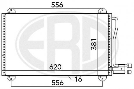 Радіатор ERA 667055