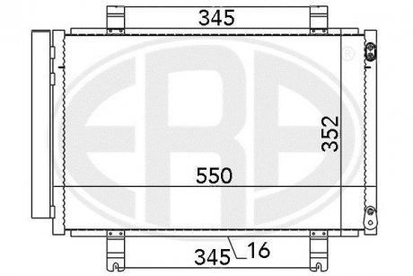 Радиатор ERA 667075