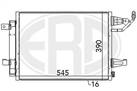 Радиатор ERA 667085