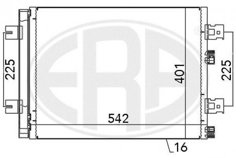 Радіатор ERA 667130