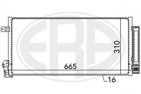 Радиатор ERA 667136