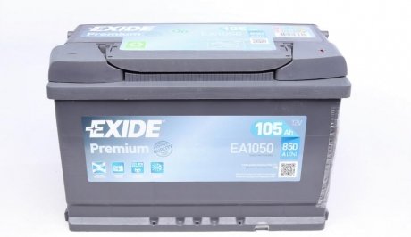 Стартерная батарея (аккумулятор) EXIDE EA1050