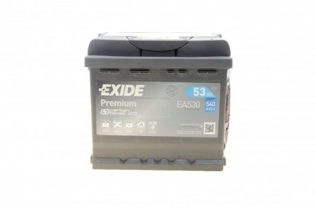 АКБ 6СТ-53 R+ (пт540) (необслуж) Premium EXIDE EA530