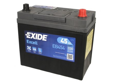 Аккумулятор EXCELL 12V/45Ah/330A EXIDE EB454