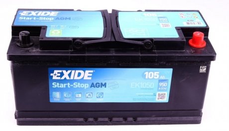 Стартерна батарея (акумулятор) EXIDE EK1050