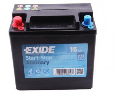 Стартерная батарея (аккумулятор) EXIDE EK151