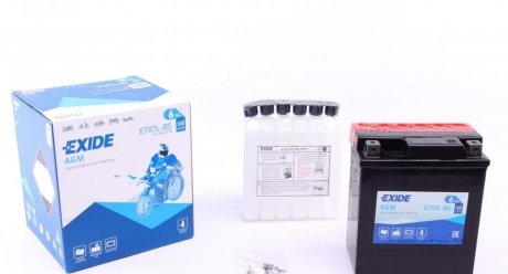 Стартерная батарея (аккумулятор) EXIDE ETX7L-BS