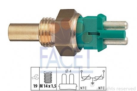 Датчик температури FACET 7.3140