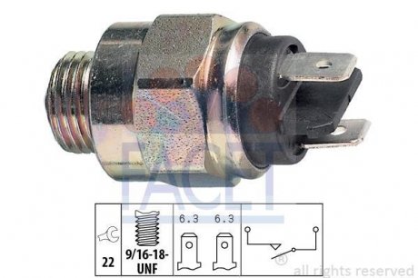 Включатель заднего хода FACET 7.6127